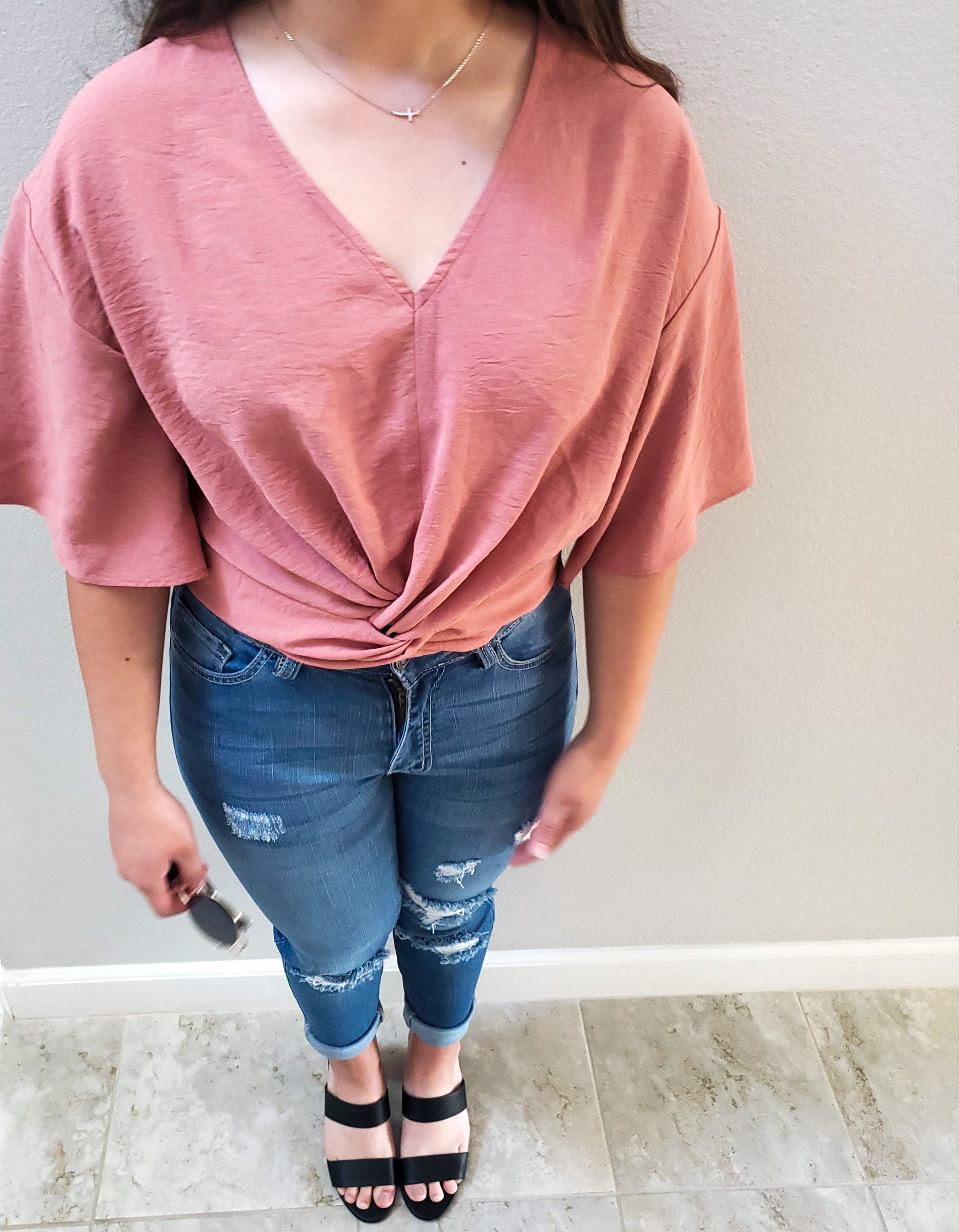 Rose All Day Top