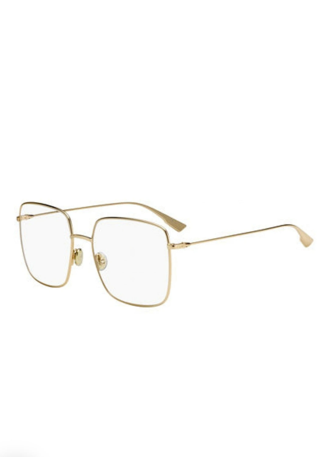 Gold Metal Square Blue Light Blocker Glasses