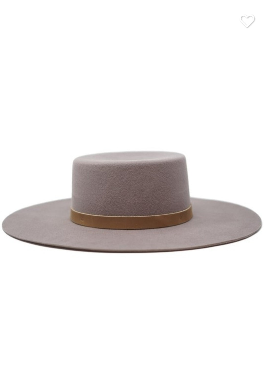 Stiff Brim Boater Hat