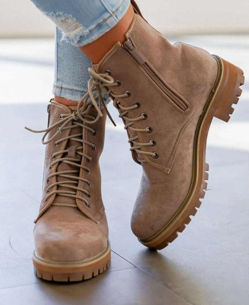 Natalie Taupe Boot  6.5-11