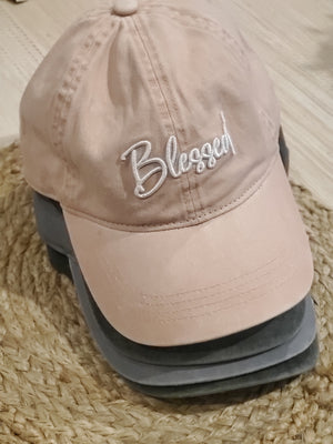 3D Embroidered Blessed Baseball Cap