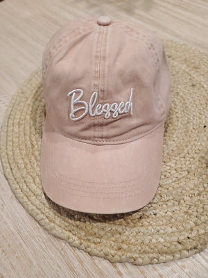 3D Embroidered Blessed Baseball Cap