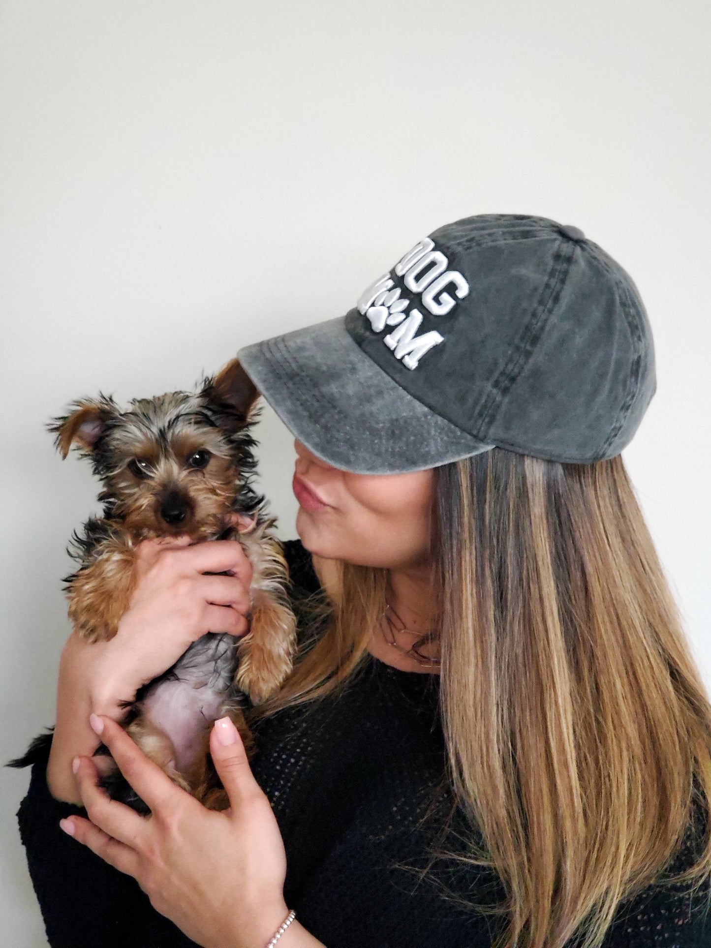 3D Embroidered Dog Mom Baseball Hat