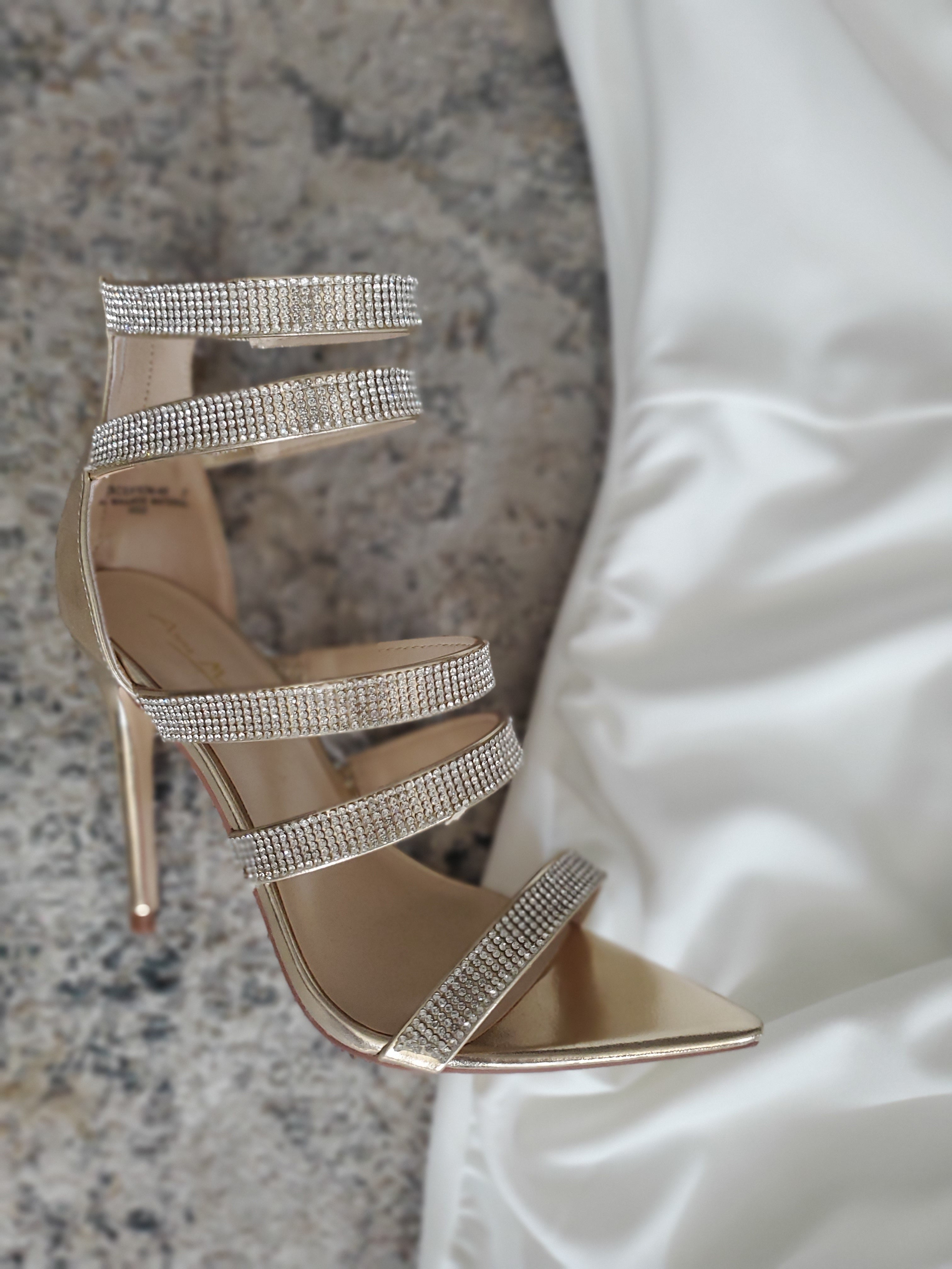Pointed Toe Gold Heel