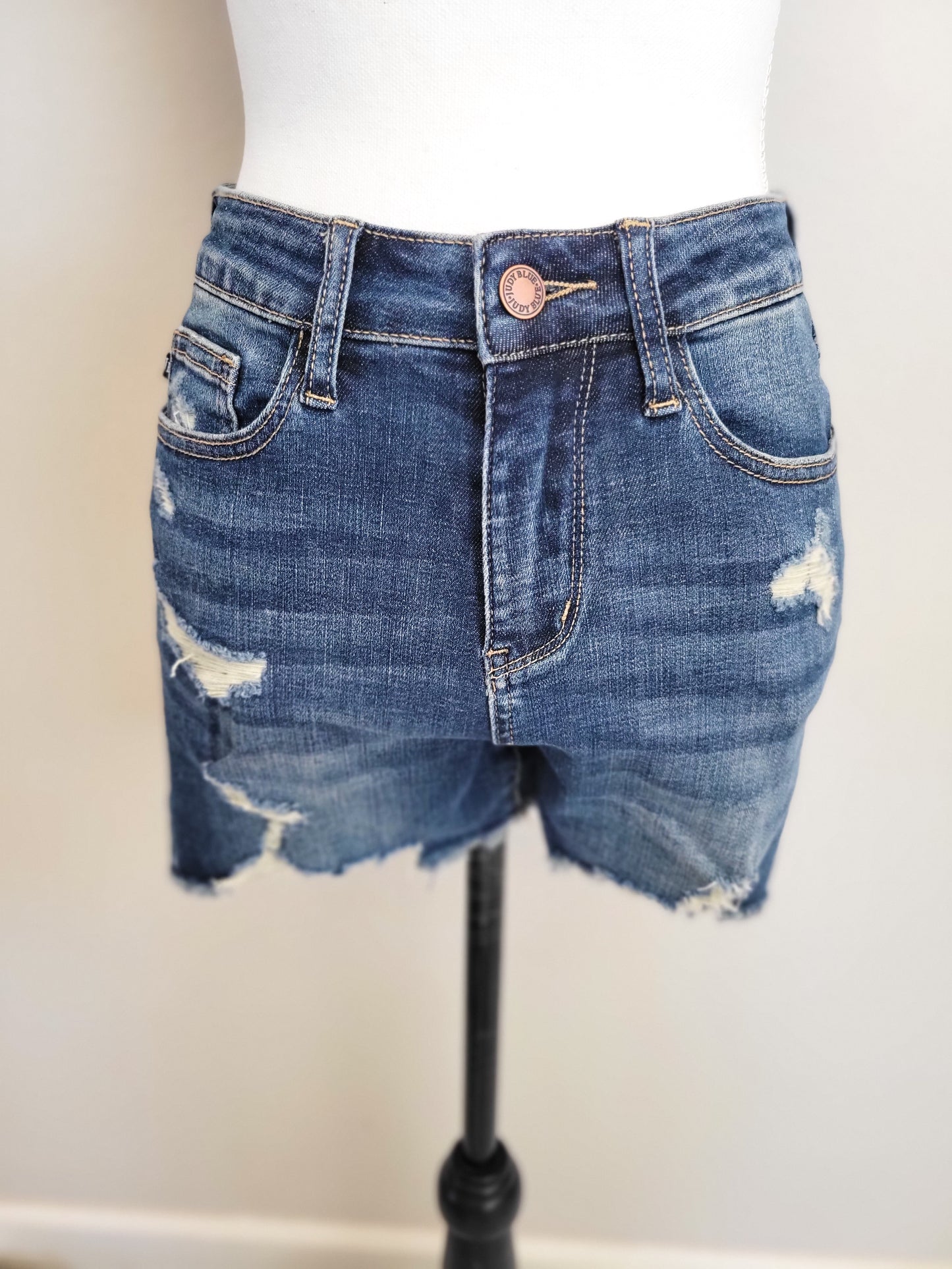 Judy Blue Destroyed Cut off Shorts S-3XL