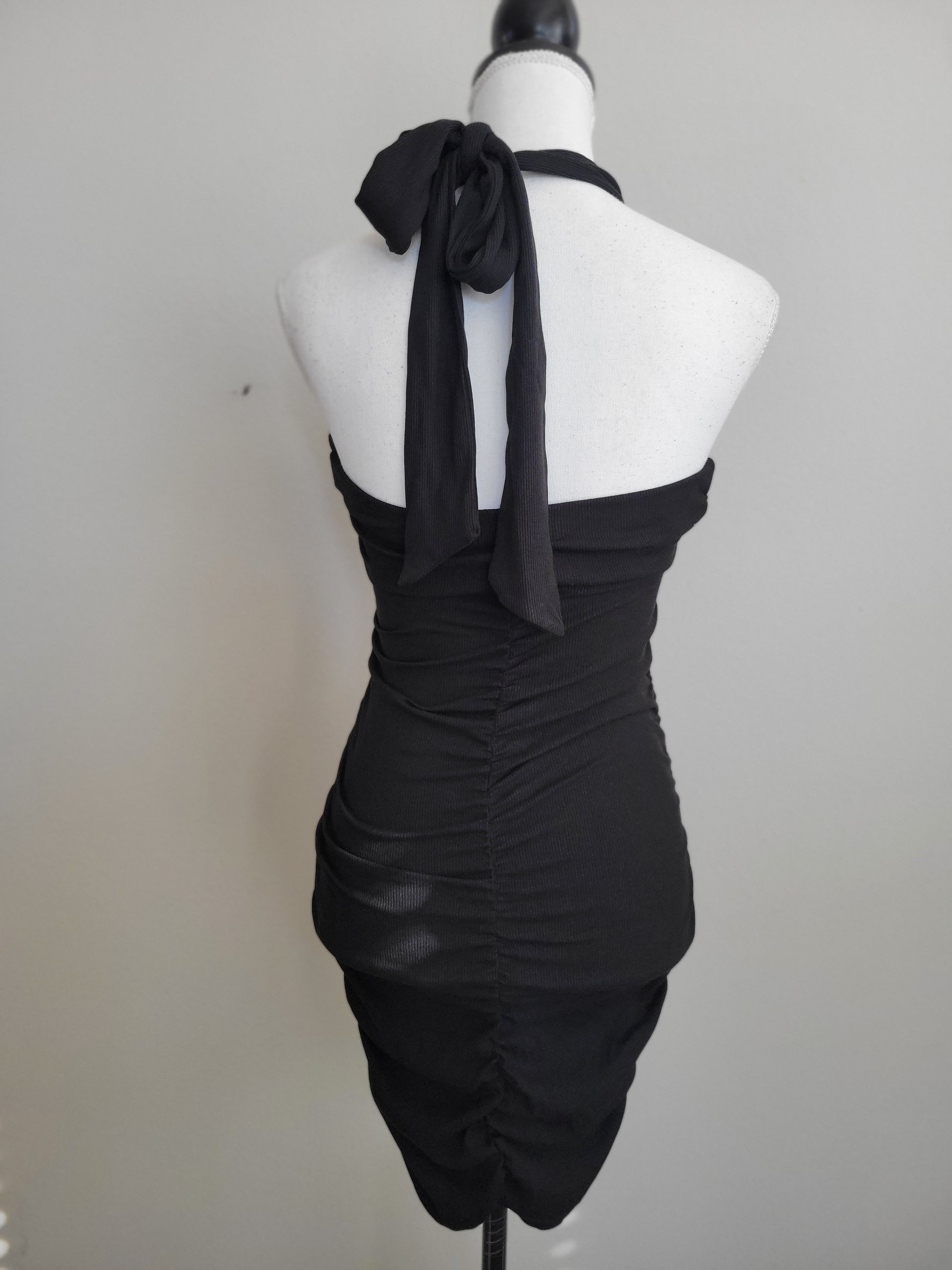 Cross Over Halter Dress Mota Boutique Cross Over Halter Dress Mota Boutique