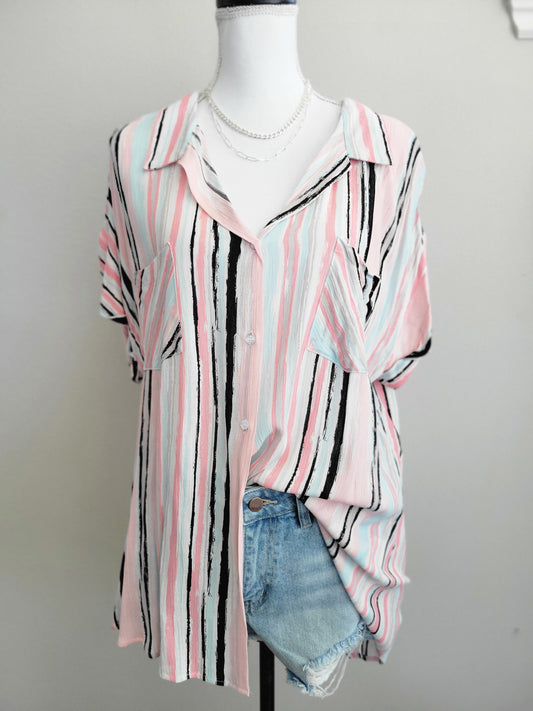 Getaway Stripe Top