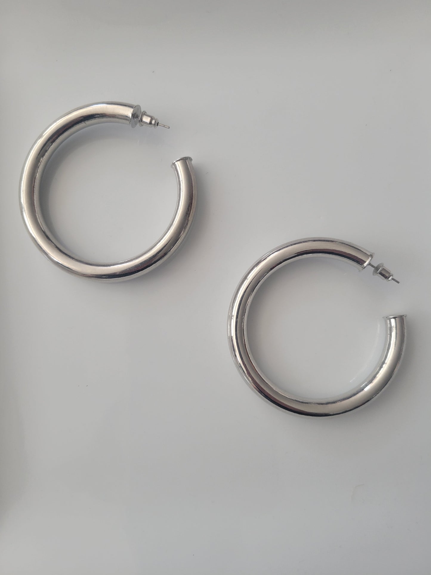 Thick Hoop Earrings