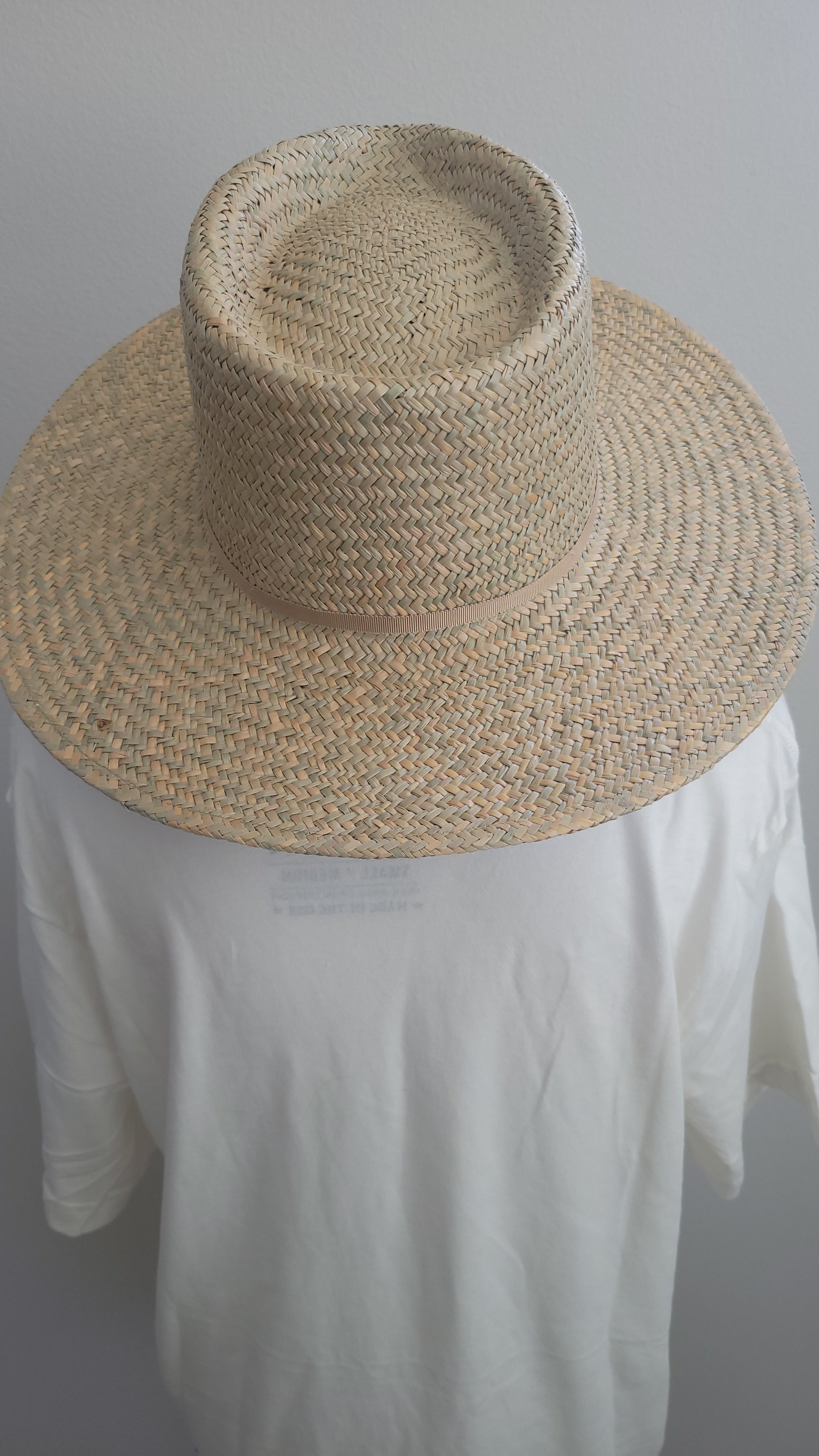 Claudia Structured Straw Rancher-Tan