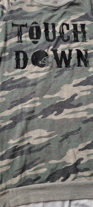 Camo  Pullover Graphic Touch Down