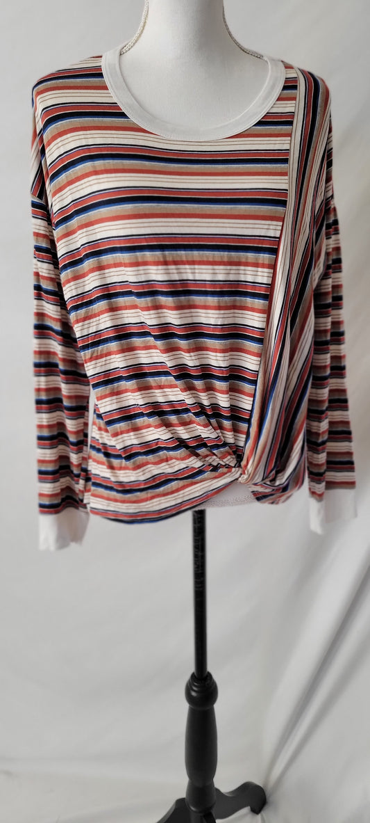 Long Sleeve Multi Striped Top