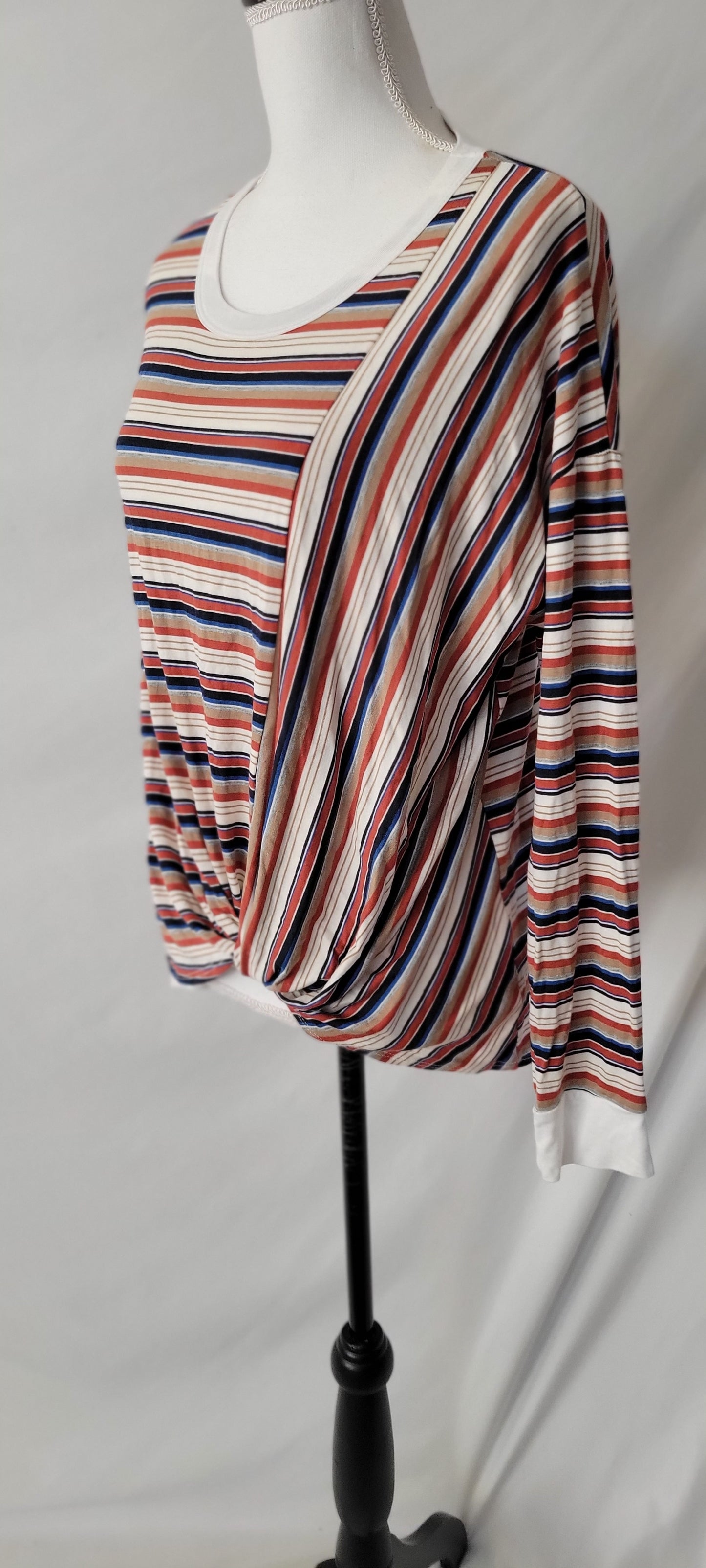 Long Sleeve Multi Striped Top