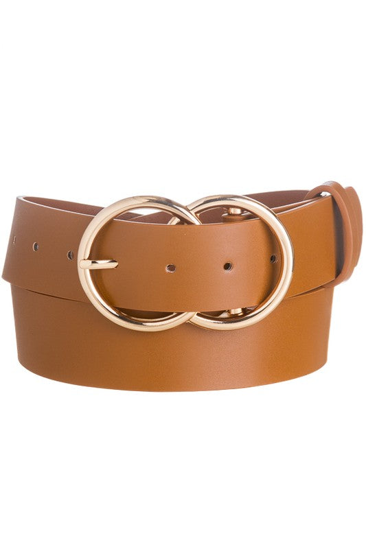 Double O Ring Thick Belt-3 colors