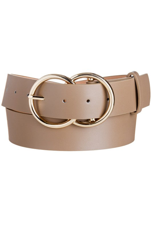 Double O Ring Thick Belt-3 colors