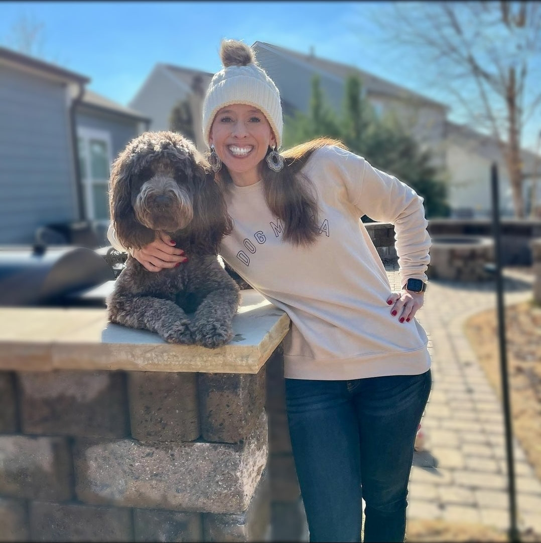 DOG MAMA Taupe Sweatshirt