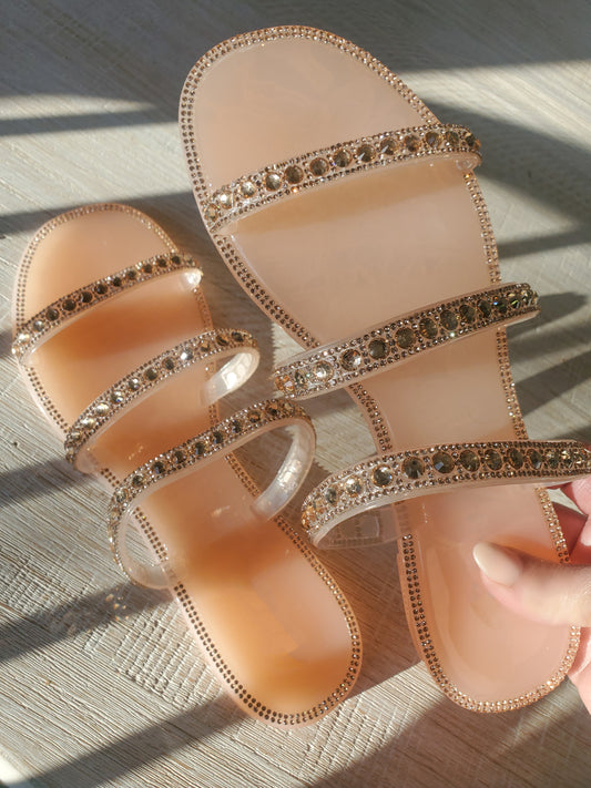 Let Your Light Shine Jelly Sandal