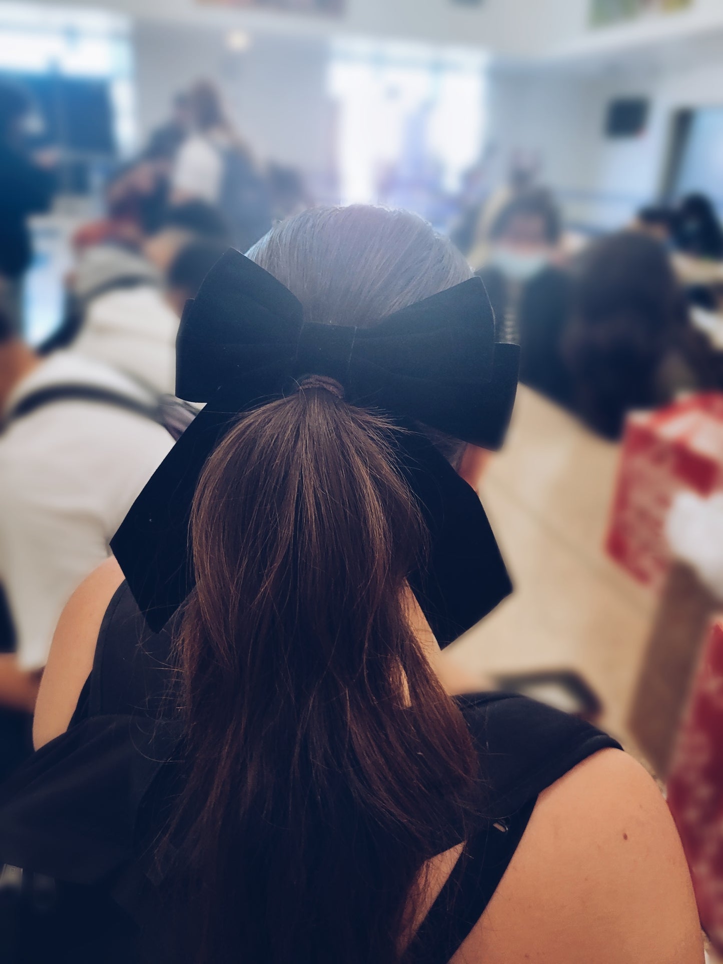 VELVET RIBBON HAIR BOW