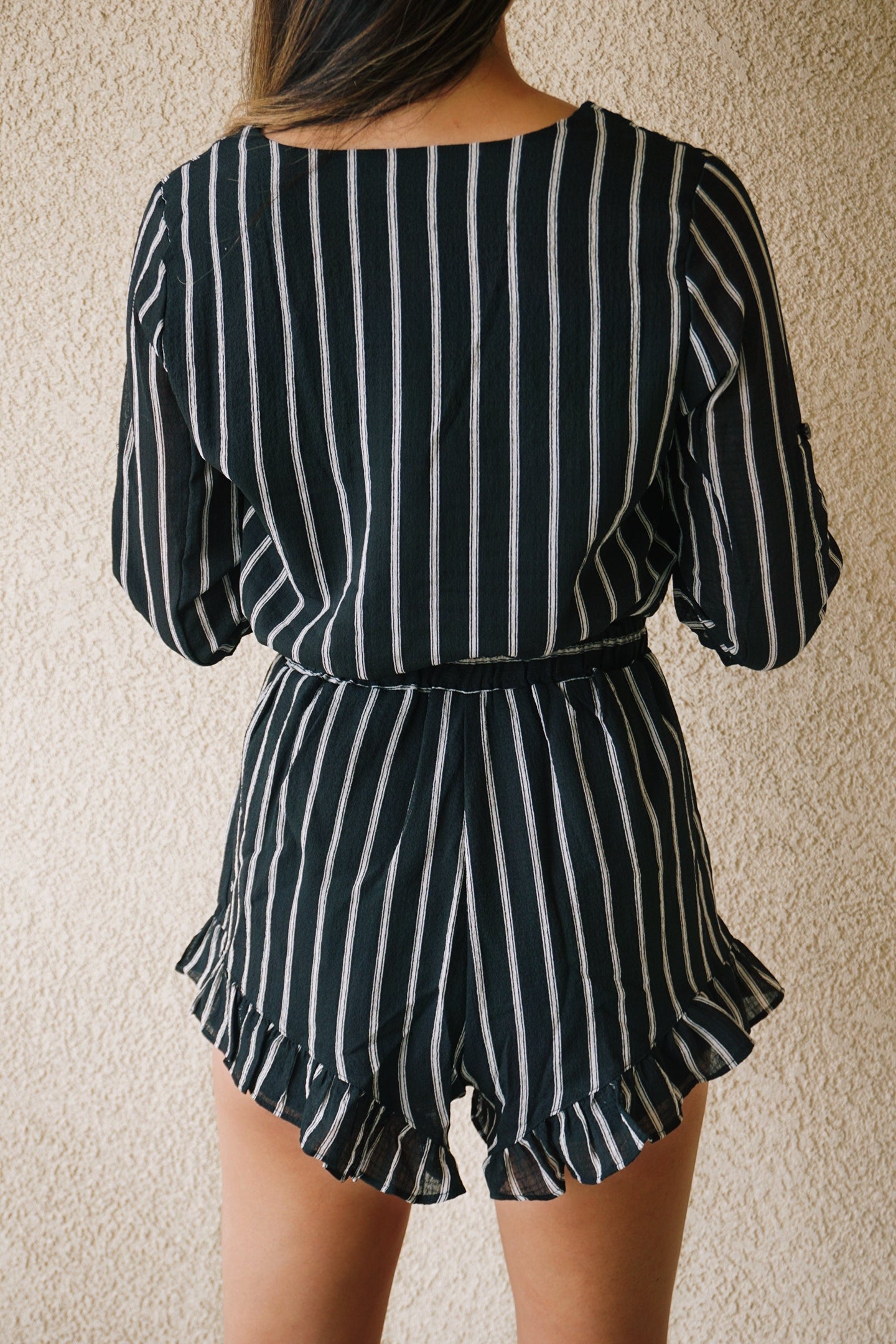 Love at First Stripe Romper