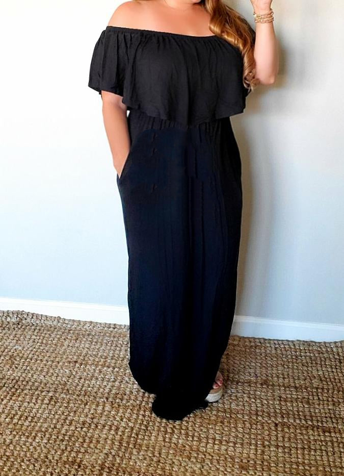 Off The Shoulder Maxi Dress