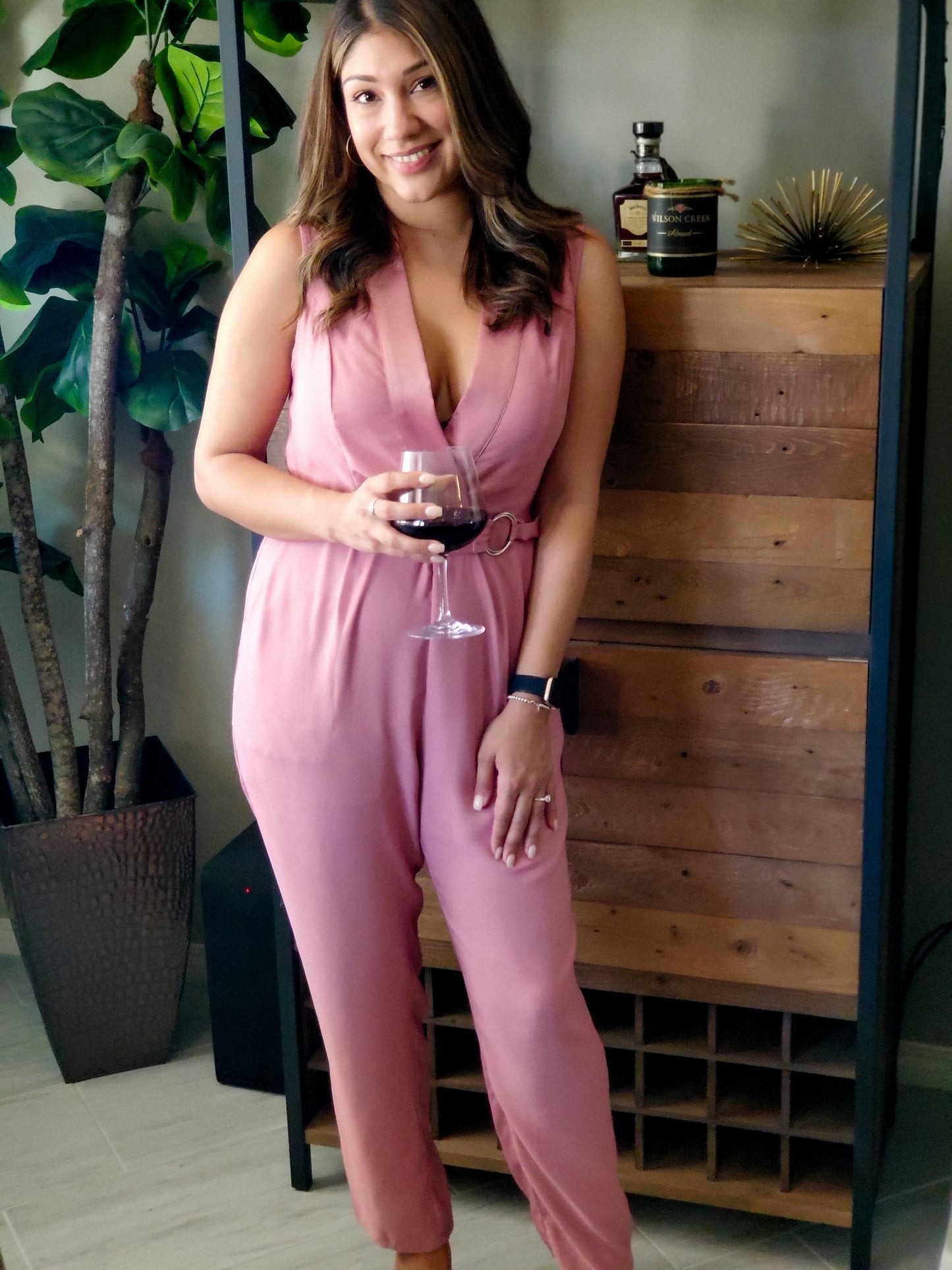 Mauve Pink Jumpsuit