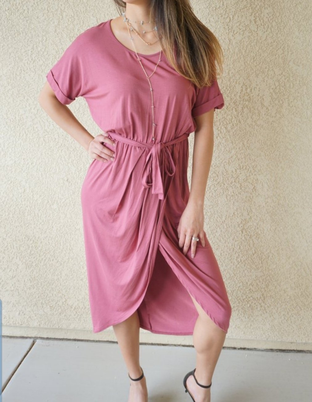 You Make Me Blush Dress S-XL