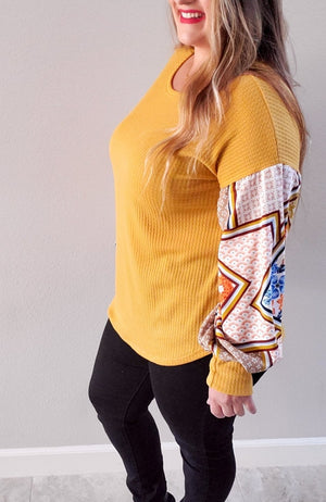 Chic Style Patchwork Top