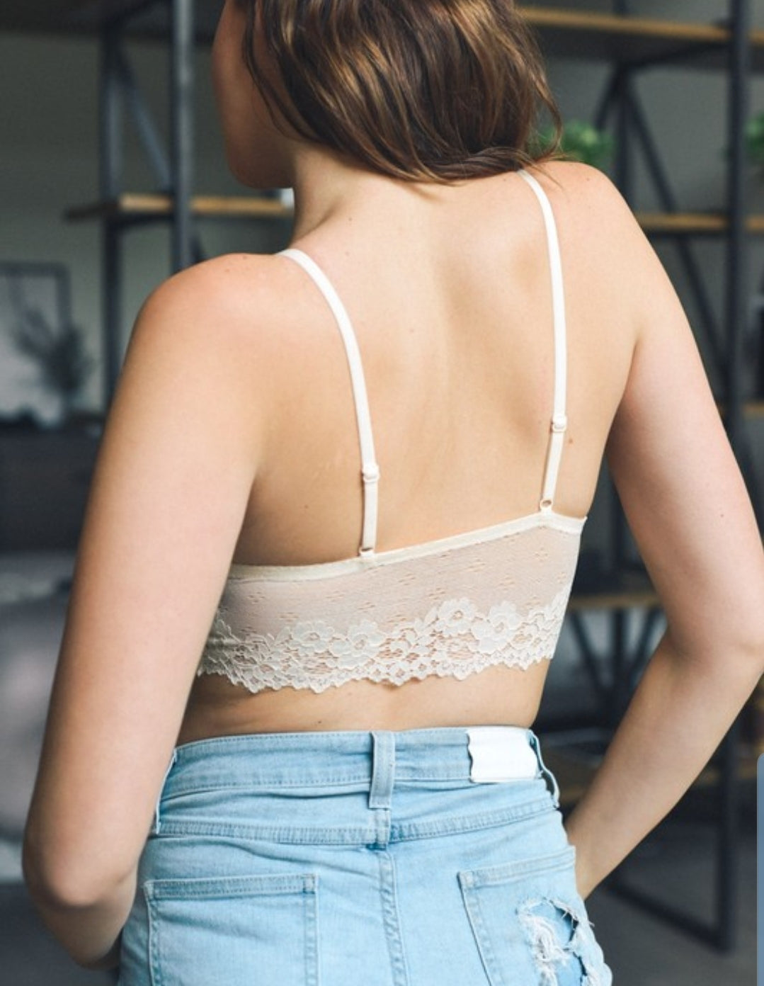 Floral Strappy Lace Bralette