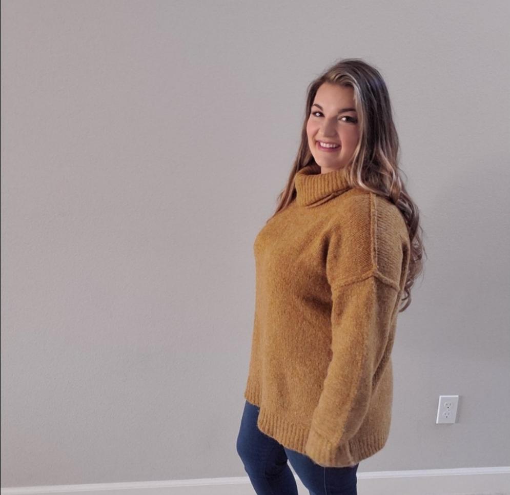 Oversized Turleneck Sweater S-3XL